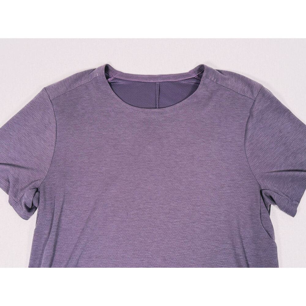 Lululemon Mens Conflux Short Sleeve Athletic Shirt Size S Purple Gym Workout - Picture 4 of 10